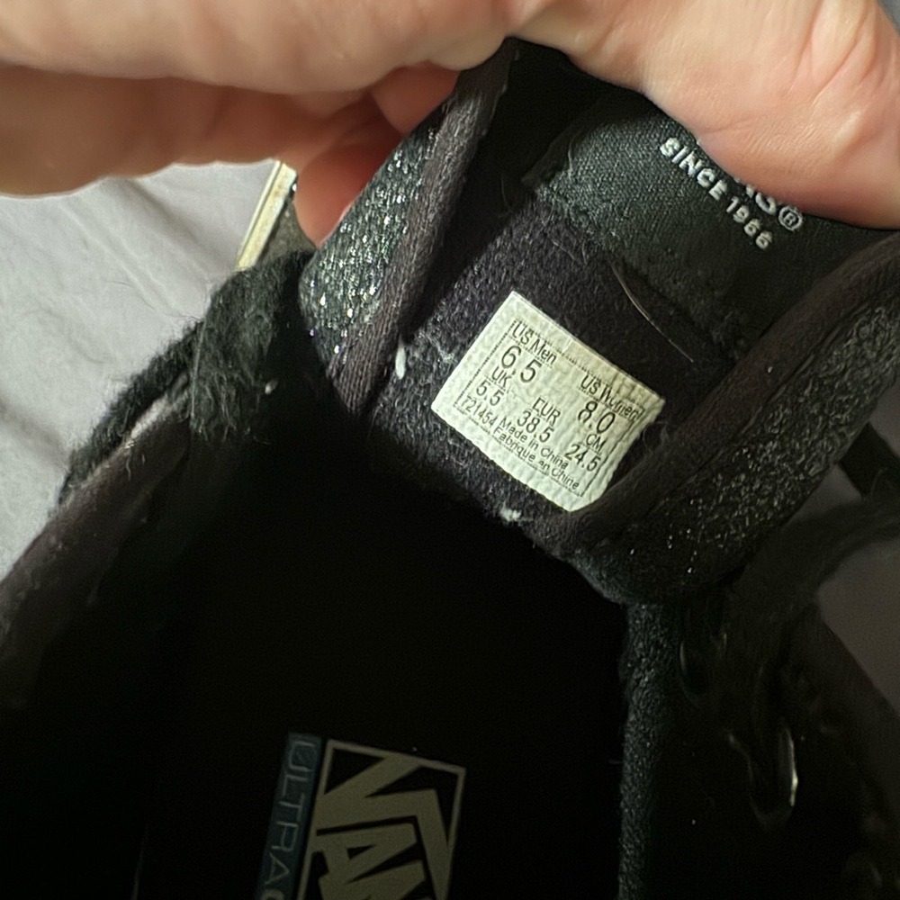 Platform Glitter Vans - image 2